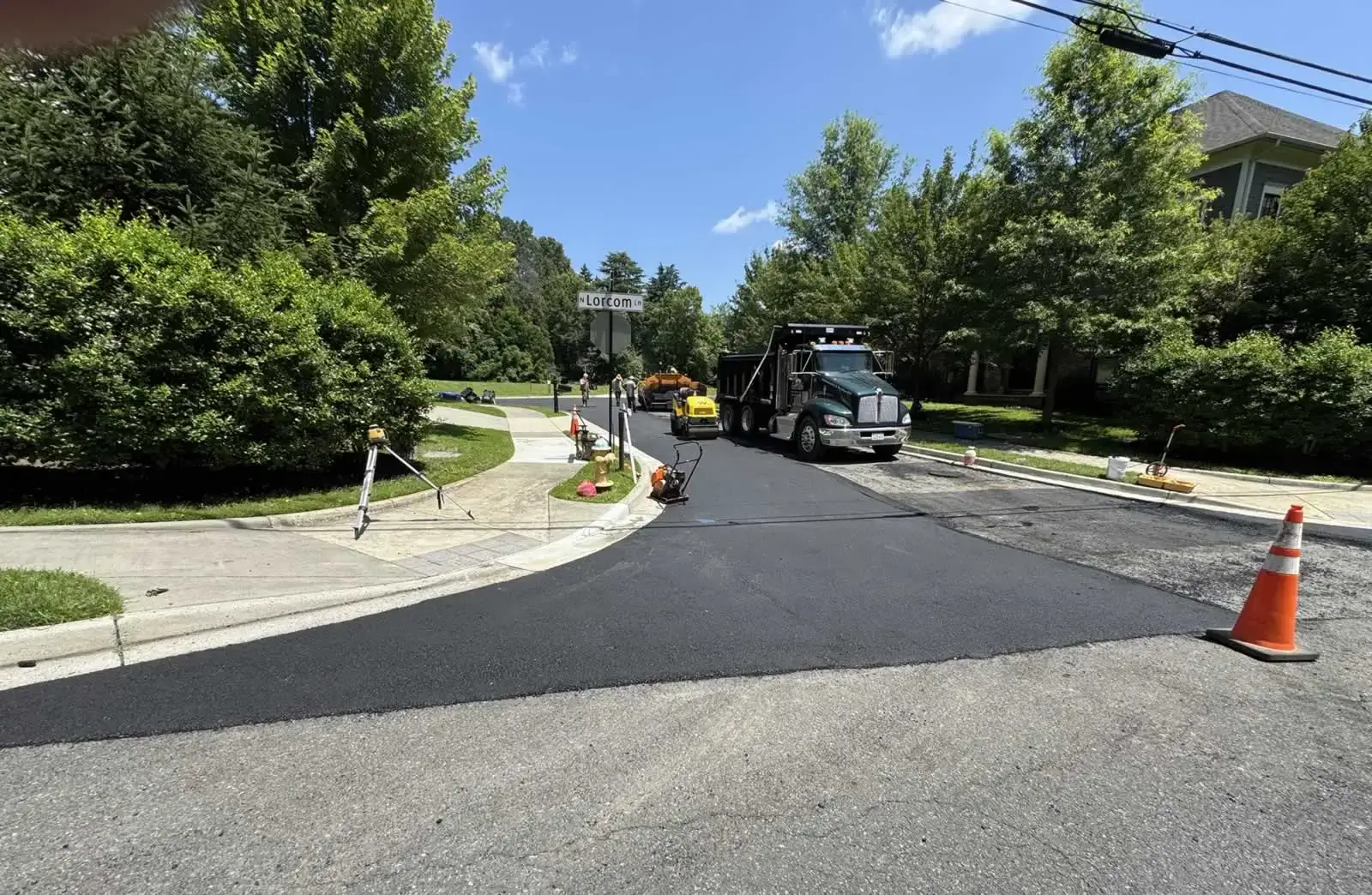 Commercial Paving roads